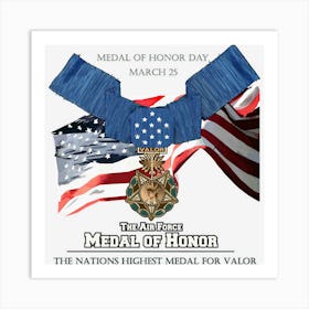 Medal Of Honor Day Art Print