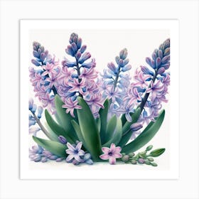 Hyacinths 4 Art Print