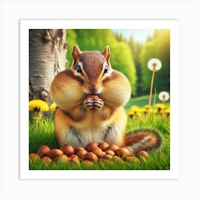 Chipmunk 1 Art Print