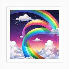 Rainbow In The Sky 6 Art Print