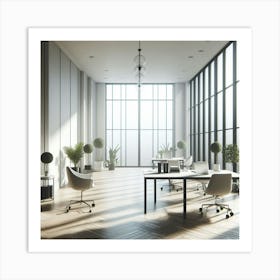 Office Space Stock Videos & Royalty-Free Footage Art Print