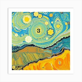 Starry Night 30 Art Print