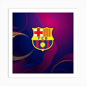 FC Barcelona Logo Wall Art 41 Art Print