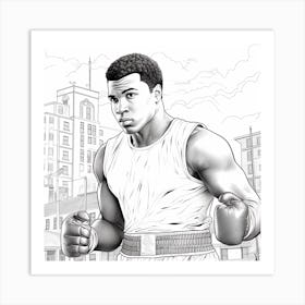 Muhammed Ali Art Print