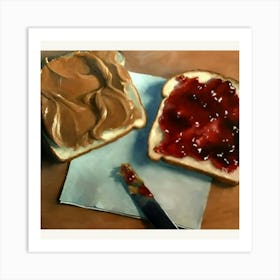 Peanut Butter And Jelly Art Print