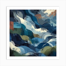 Waves In The Sky Art Print