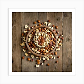 Bowl of Nuts Art Print