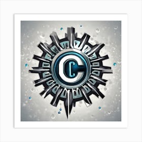 C Logo Art Print