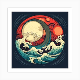 Great Wave 10 Art Print