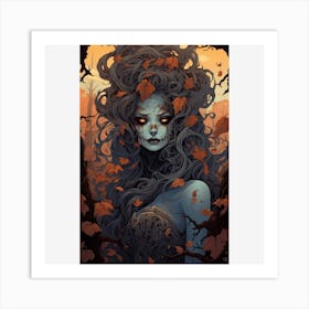 Burning Gaze Art Print