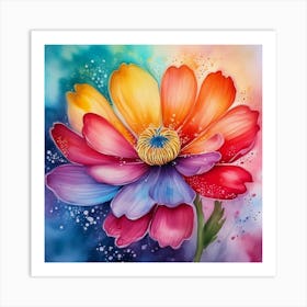 Cosmos Flower Art Print