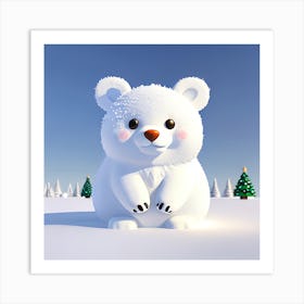 Polar Bear Art Print