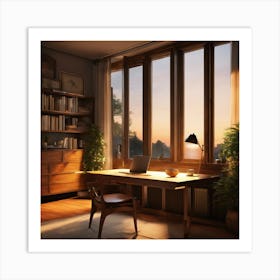 Home Office Art Print