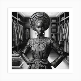 Afrofuturism Color Pop-6 Art Print