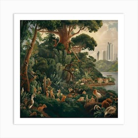 Forest Oasis Art Print