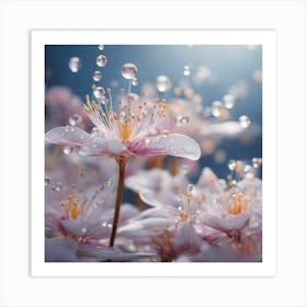 Water Droplet Stock Videos & Royalty-Free Footage Art Print