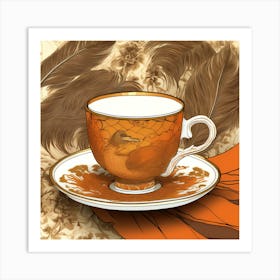 Tea Cup And Saucer Art Print