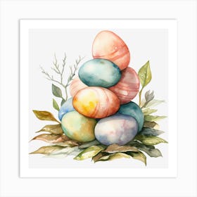 Easter Eggs 5 Art Print