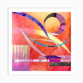 Abstract Painting 4 Art Print