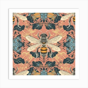 Bees Bee Insect Bug Art Print