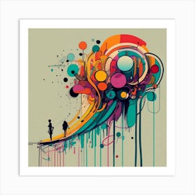 Abstract Painting 3 Art Print