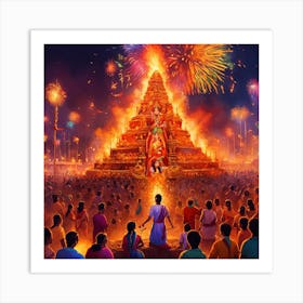 Holika Dahan 1 Art Print