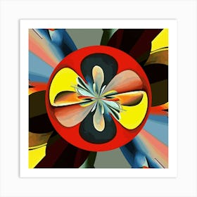 Whirling Geometry_#6 Art Print