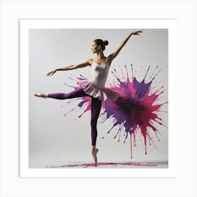 Ballet Dancer 3 Art Print