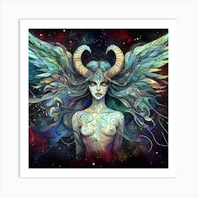 Demon Goddess 5 Art Print