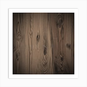 Dark Wood Background Art Print