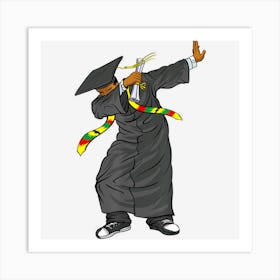 Dabbing Graduation Class Of 2022 Black History Month Art Print