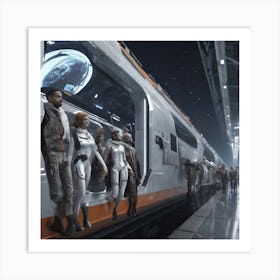 Space Station 103 Art Print