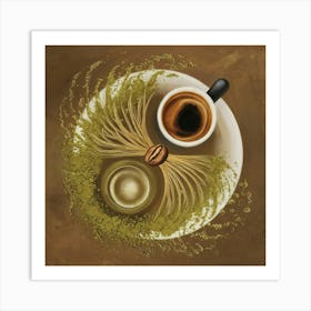 Coffee And Matcha 2 Art Print