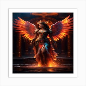 Angel Of Fire Art Print