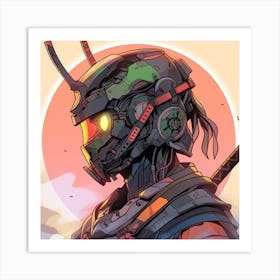 Samurai Warrior 7 Art Print