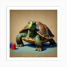 Turtle Painting Art Print