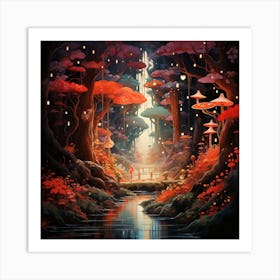 Shinobi Forest Art Print