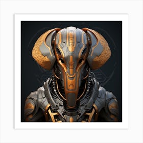 Futuristic Humanoid Art Print