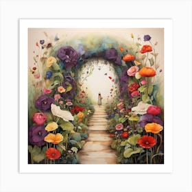 Garden Of Poppies 2 Art Print