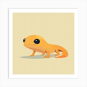 Charming Illustration Newt 1 Art Print