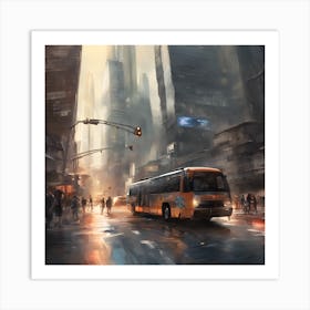 Cityscape Art Print