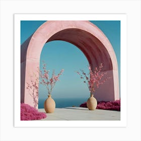 Pink Archway 6 Art Print