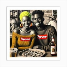 Supreme Couple 7 Art Print