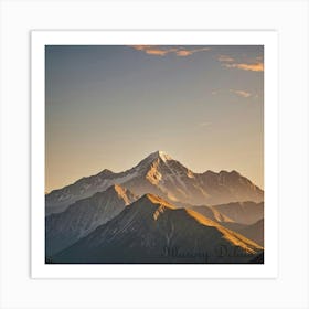 Misty Mountains Art Print