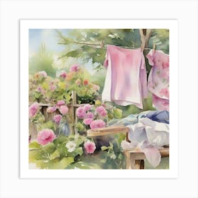 Laundry Day Art Print 9 Art Print