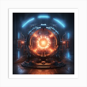 Proton fusion 3 Art Print