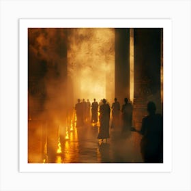 Buddhist Temple 3 Art Print