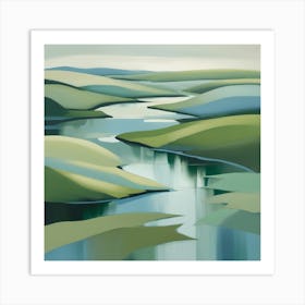 'River' 6 Art Print