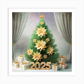 2025 Christmas Tree 3 Art Print