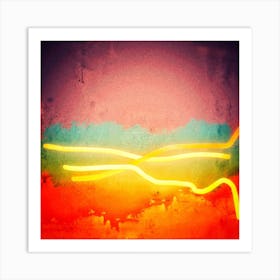 Img 4018. Multicoloured Dynamic Abstract Erno Art Print